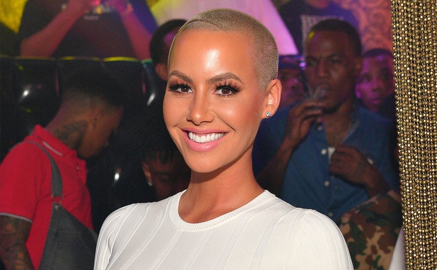Amber Rose Hosts A Party.