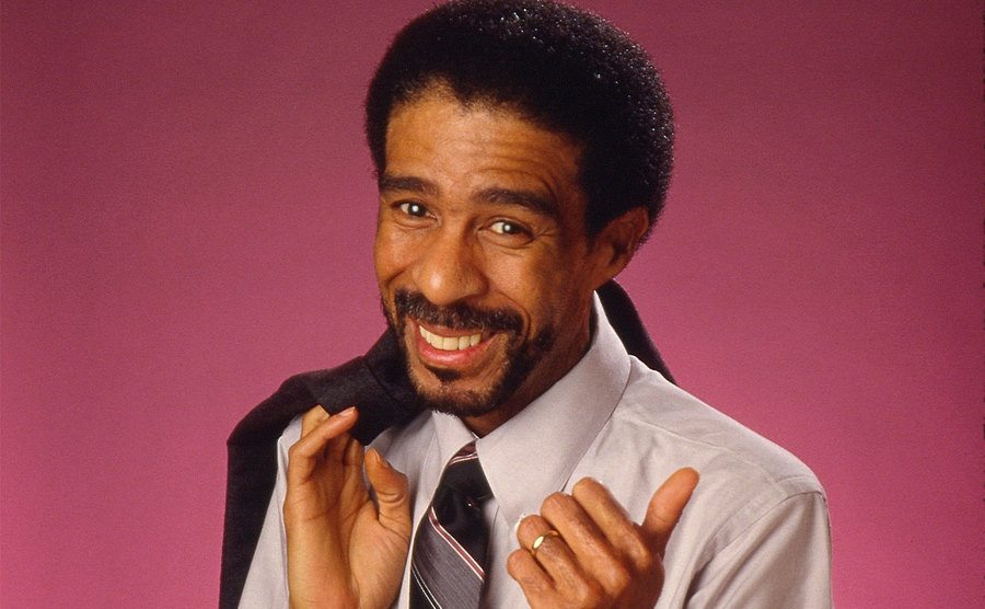 A portrait of Richard Pryor. 