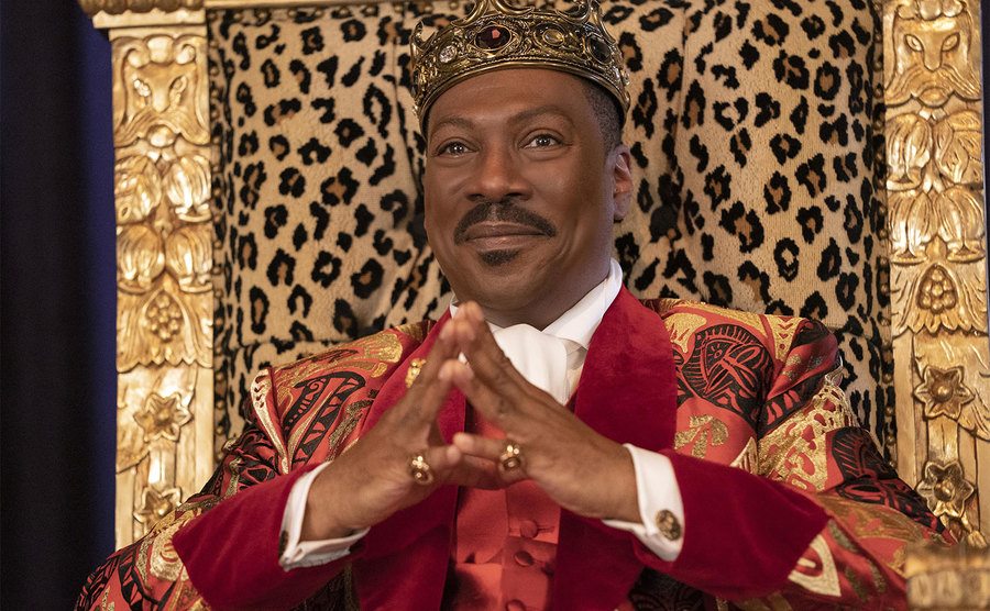 Eddie Murphy in a still from Coming 2 America. 
