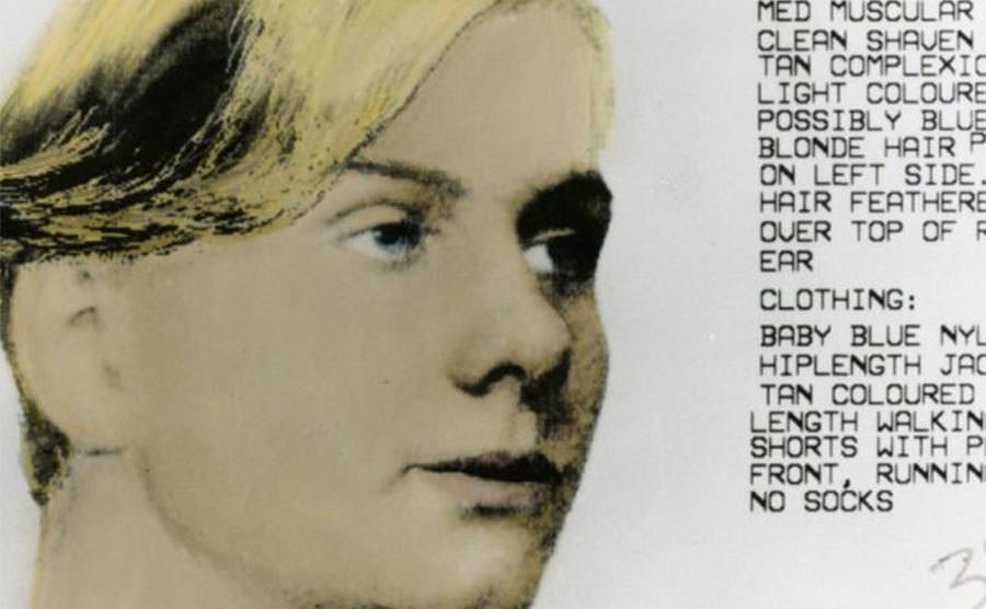 An image of the sketch of Paul Bernardo’s face.