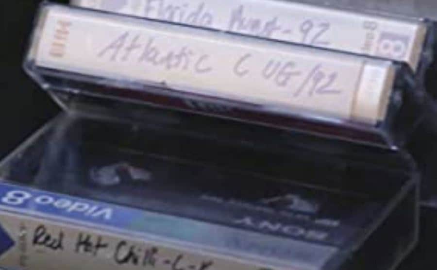An image of the tapes recorded by Paul Bernardo and Karla Homolka.