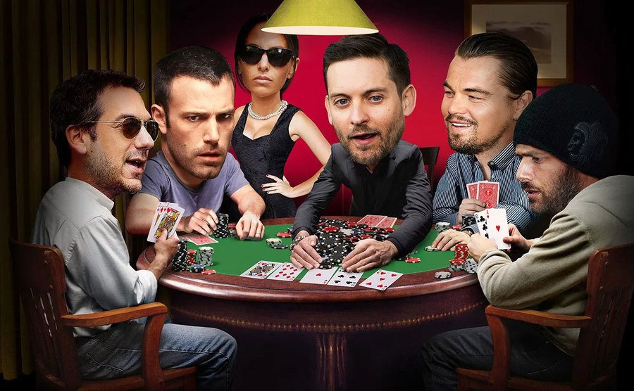 An illustrated representation of the celebrities that attended Molly’s games.