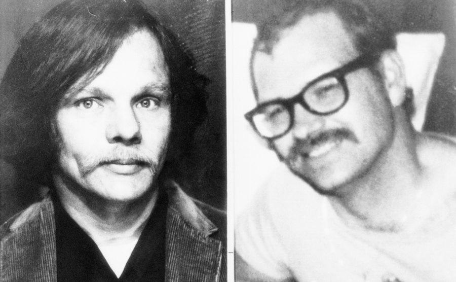 A portrait of Bittaker / A photo of Norris.