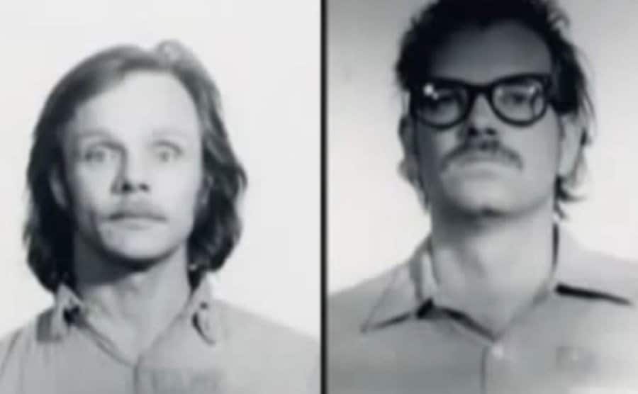 A mugshot of Bittaker / A mugshot of Norris.