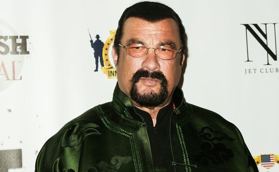 Steven Seagal attends the SMASH Global V pre-Oscar fight.