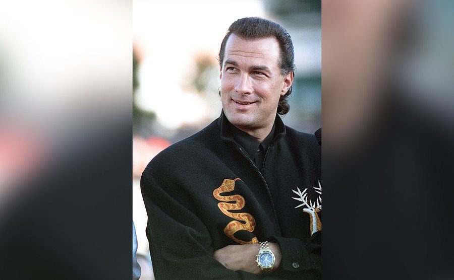 A photo of Steven Seagal.