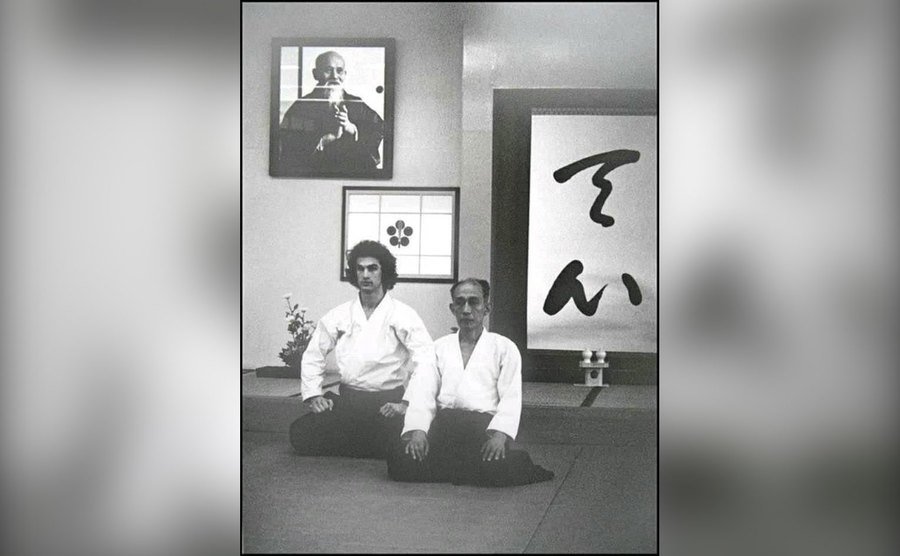 Seagal and Sensei Aikido meditated together.