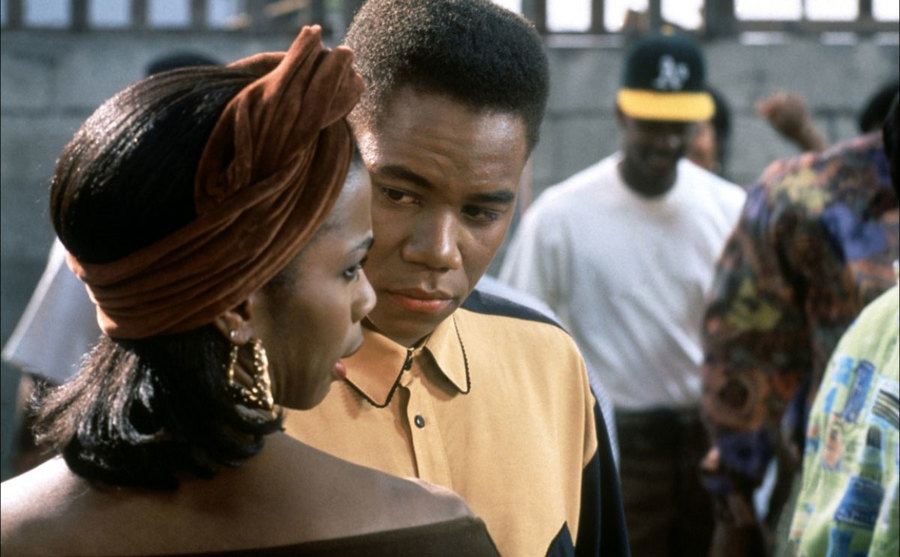 A still of Gooding Jr. in a scene from Boyz n the Hood.