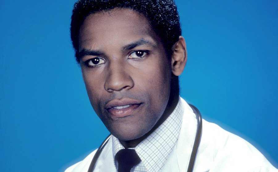 Washington poses in a publicity portrait for the show.
