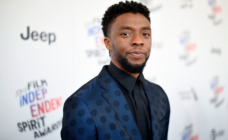 A photo of Chadwick Boseman.