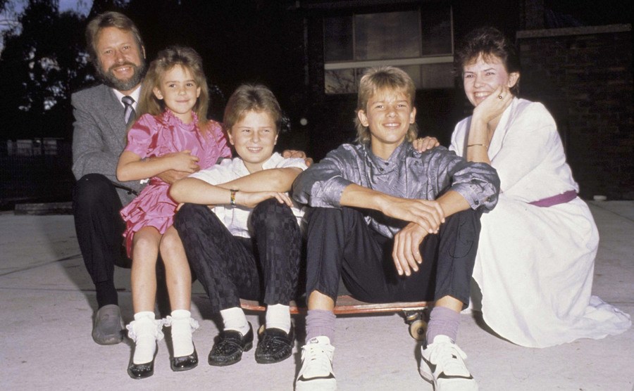 A portrait of the Chamberlain family.