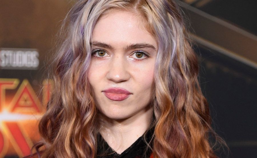 Grimes attends an event.