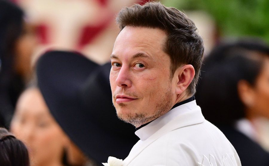Elon Musk attends an event.