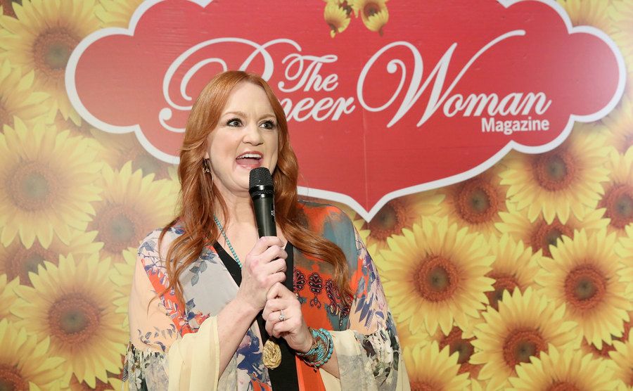 Ree Drummond speaks at The Pioneer Woman.