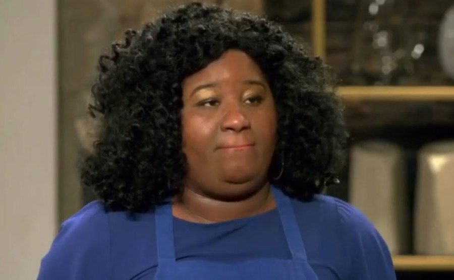 A still of Robinson in a scene from the show.