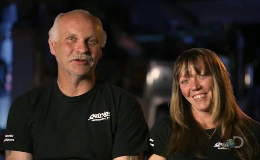 The Quiring Family in an interview behind the scenes.