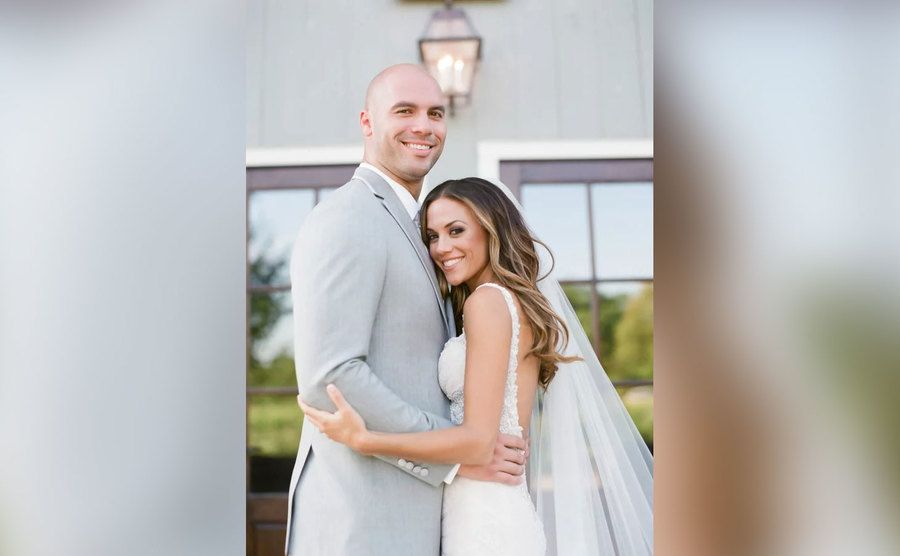 Mike and Jana on their wedding day.