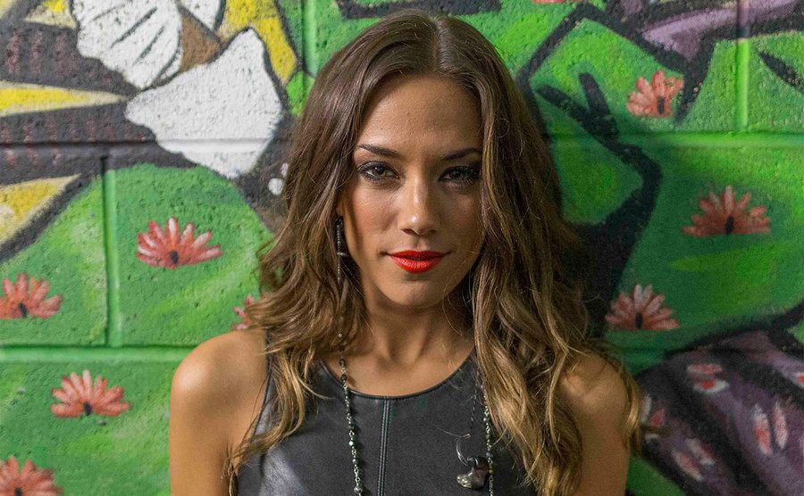 Jana Kramer backstage at House Of Blues.
