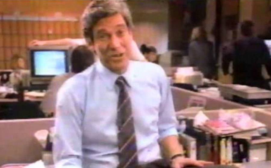 A video still of Maury Povich at the time.
