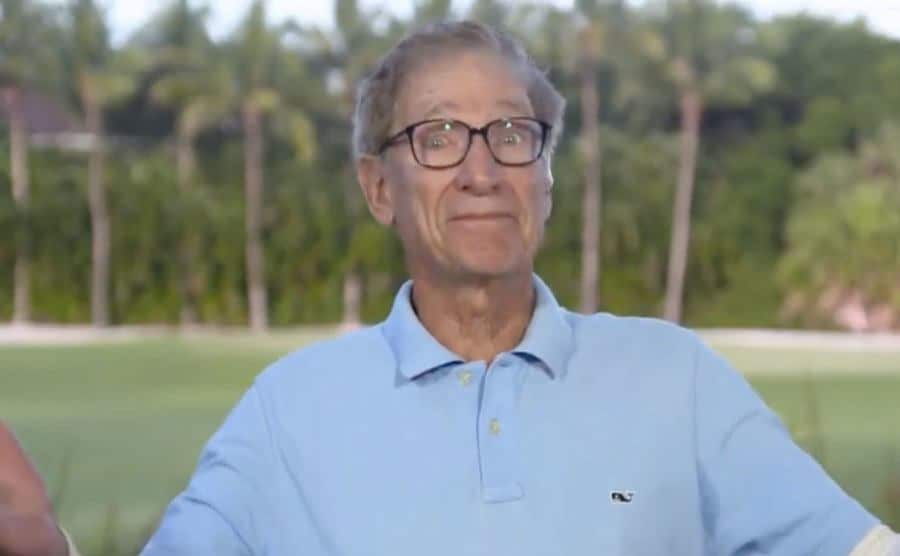 A still of Maury Povich during an interview.