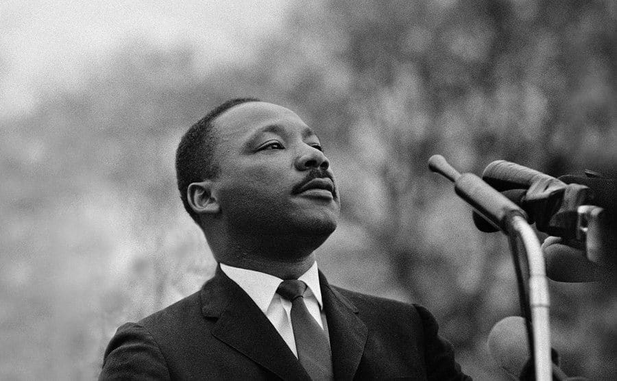A photo of Martin Luther King Jr.