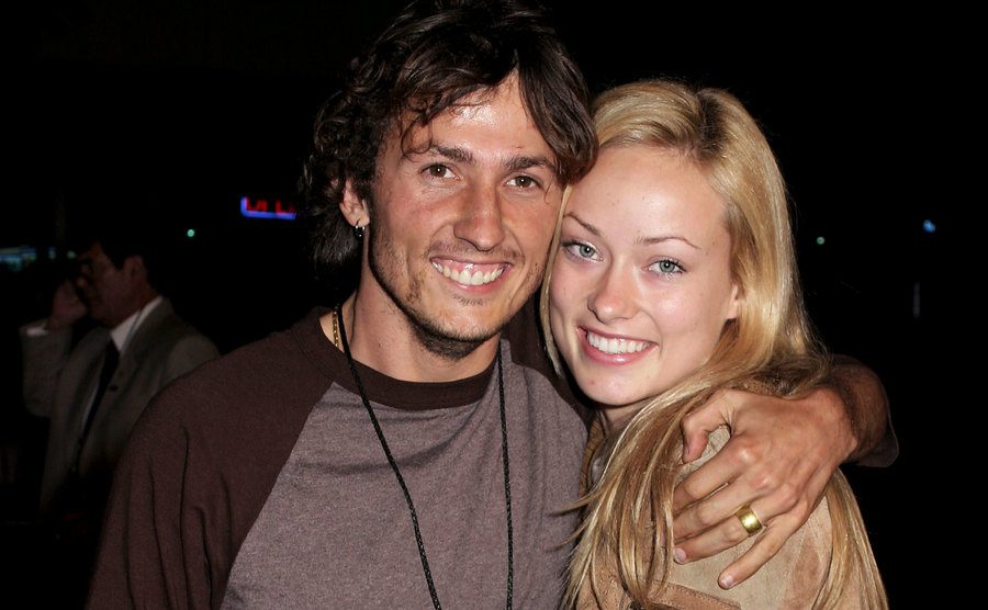 Olivia Wilde and Tao Ruspoli attend an event.