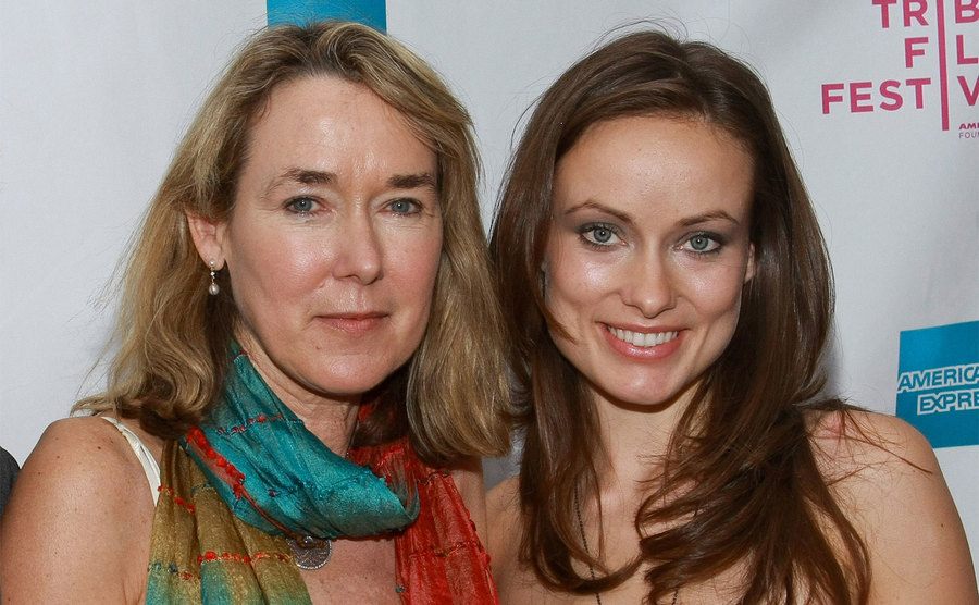 Leslie Cockburn and daughter Olivia Wilde attend the premiere of