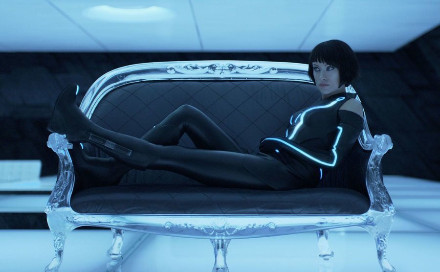 Olivia Wilde as Quorra in Tron: Legacy.