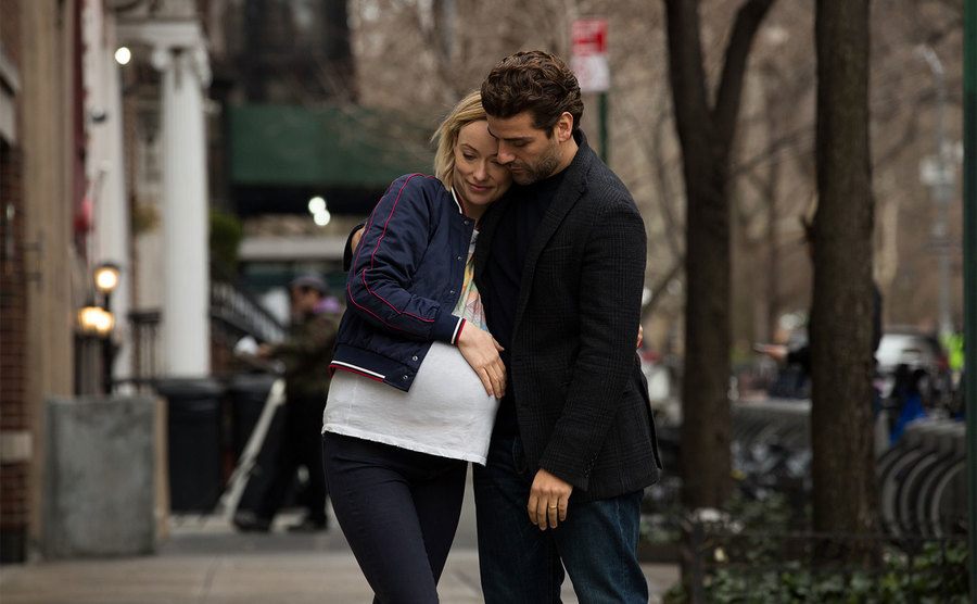 Oscar Isaac and Olivia Wilde in a still from Life Itself.