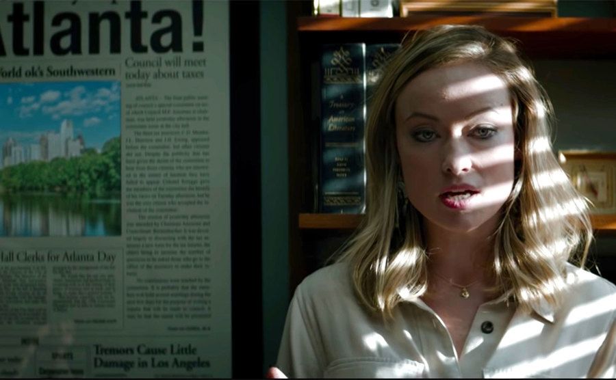 Olivia Wild as Kathy Scruggs.