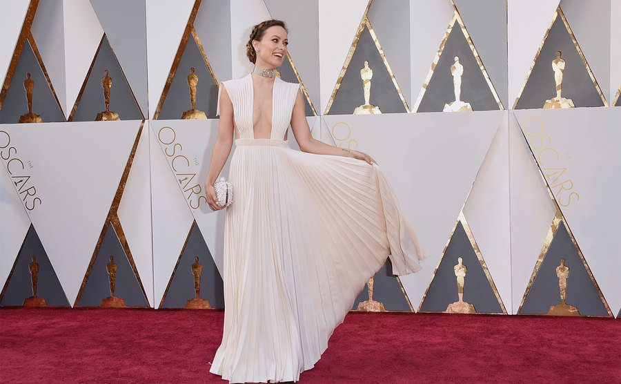 Olivia Wilde attends the 88th Annual Academy Awards.