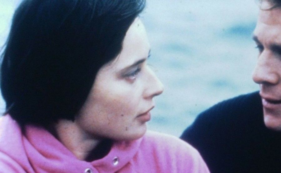A still of Isabella Rossellini in a scene from the film.