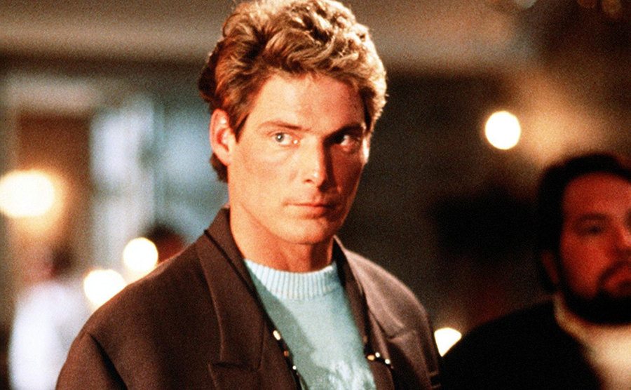 A still of Christopher Reeve in the movie Switching Channels.
