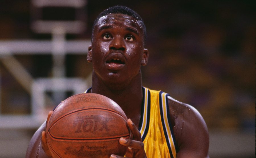 A photo of O’Neal during a game.