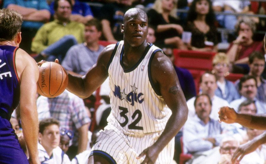 A photo of O’Neal during the game.