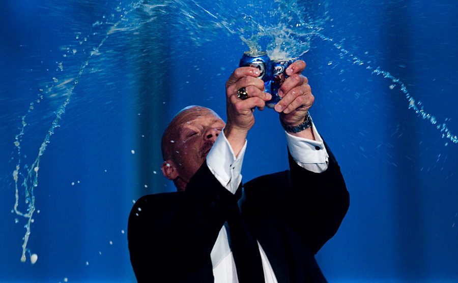 An image of Steve at the Wrestle Mania's WWE Hall of Fame.