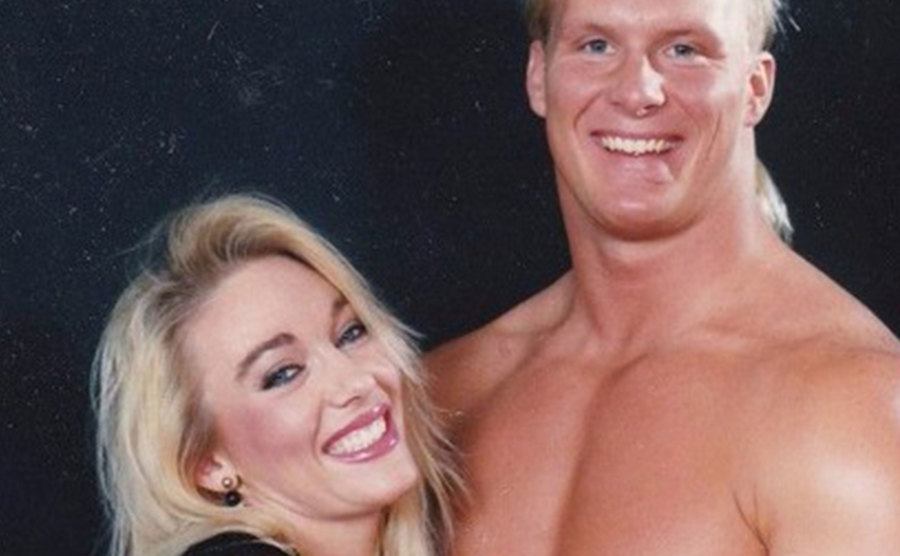 A picture of Jeanie Clarke and Steve.