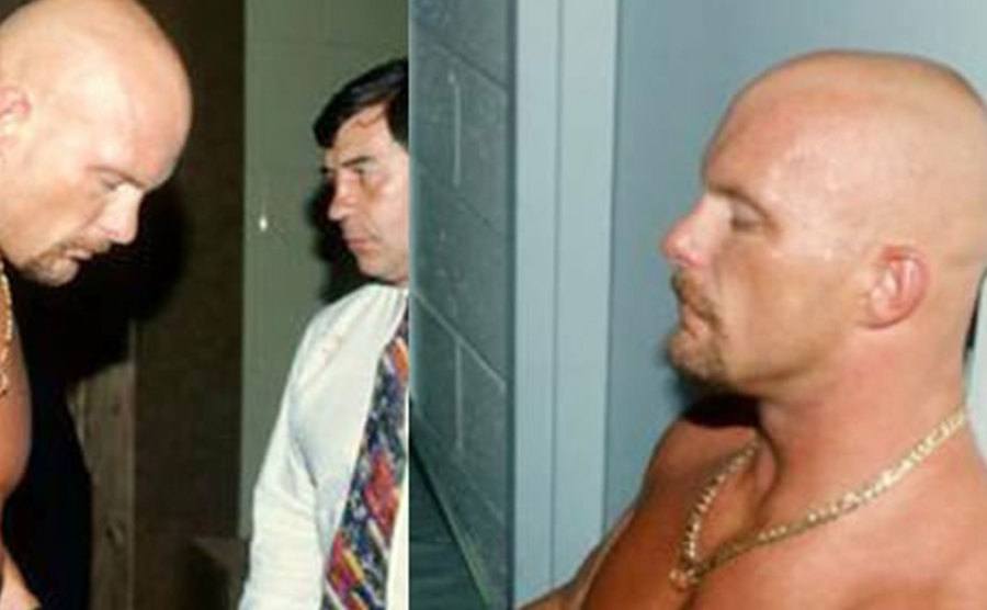 A backstage picture of Steve after the Championship.