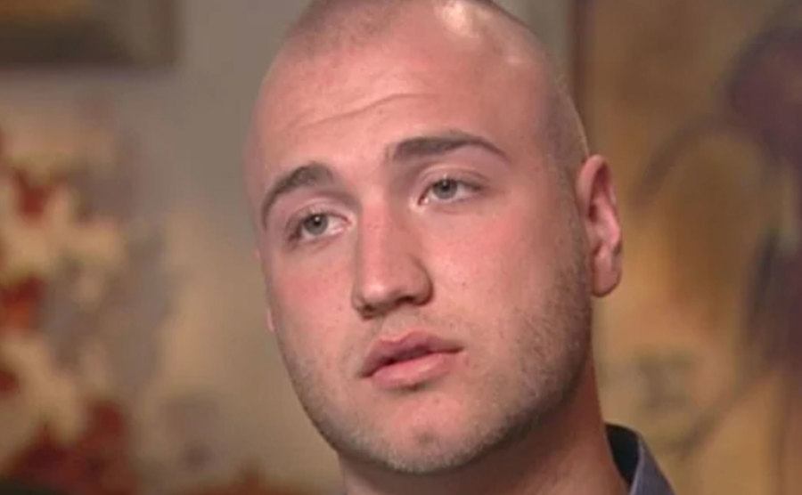 Nick speaks during an interview.