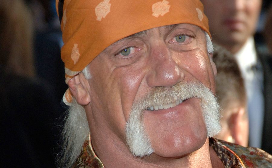 A portrait of Hulk Hogan.