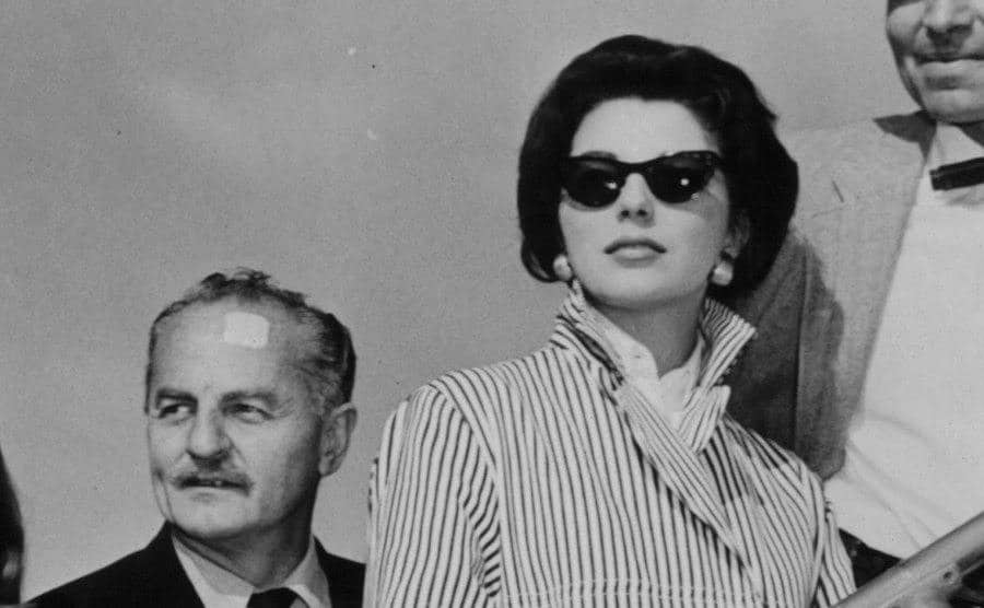 Darryl Zanuck and Joan Collins.
