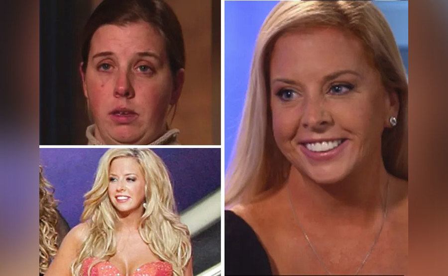 Kelly Alemi before and after her makeover.