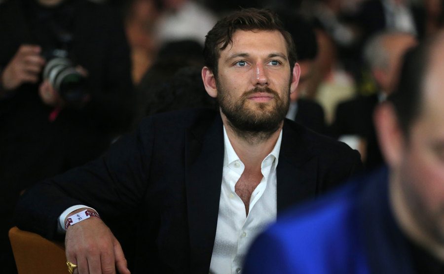 A photo of Alex Pettyfer during an event.