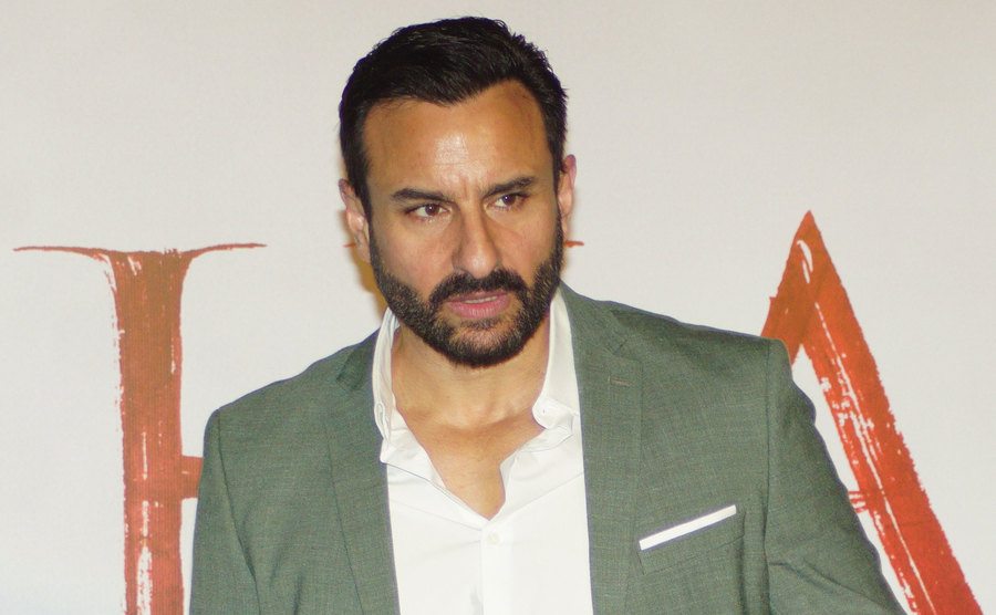 Saif Ali Khan attends an event.