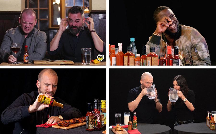 Sean Evans and Chili Klaus / Kevin Hart / Sean Evans / Sean Evans and Courtney Cox