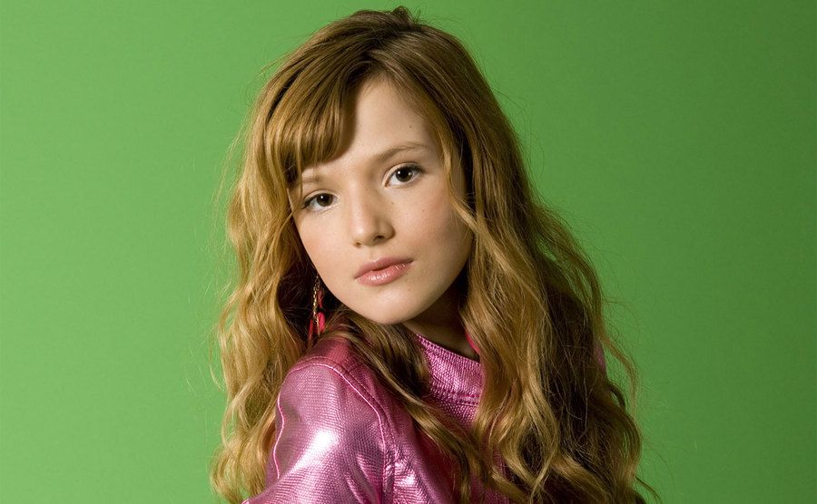 Bella Thorne poses for a portrait at the Rockin Valentine Teen Celebrity Bash.