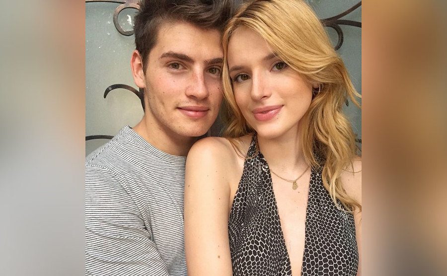 A selfie of Bella Thorne and Gregg Sulkin.