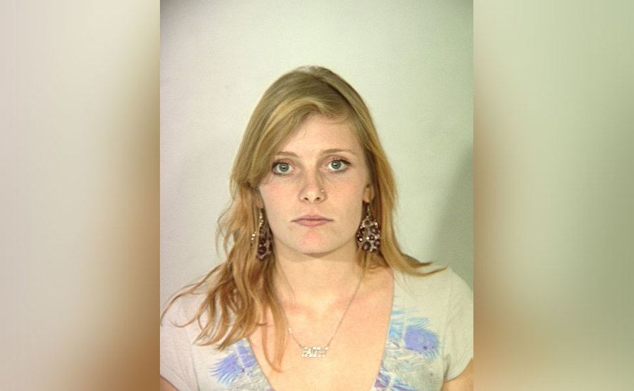 Mariah Yeater poses for her mugshot