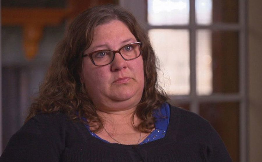 Kim Wagner speaks during an interview.