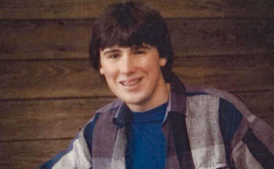 A portrait of Tim Bass in his teens.